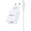 Chargeur KAKUSIGA KSC 931Avec câble Micro USB 3A / 10 W / Blanc
