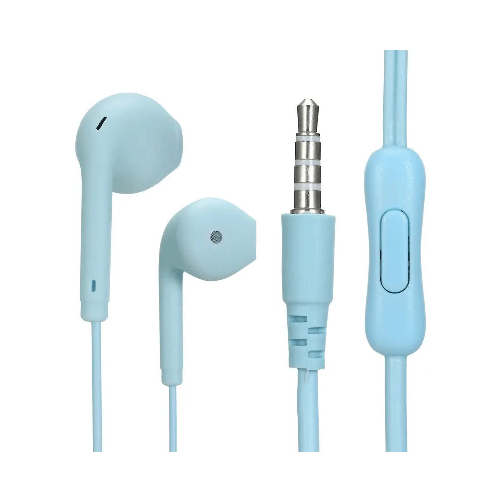 Écouteurs filaire avec Micro Y-U19 / Blue