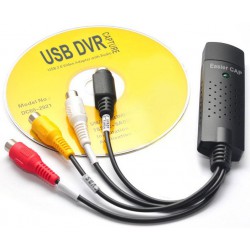 Convertisseur Easier CAP USB 2.0 vers 3RCA + S-VIDEO