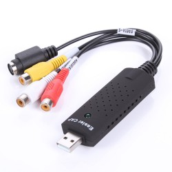 Convertisseur Easier CAP USB 2.0 vers 3RCA + S-VIDEO