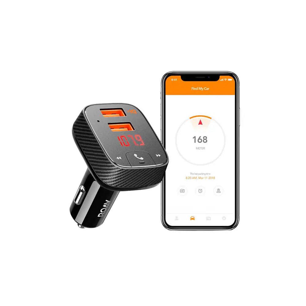 CHARGEUR DE VOITURE Smart F2 Anker avec Bluetooth /  FAST CHARGE