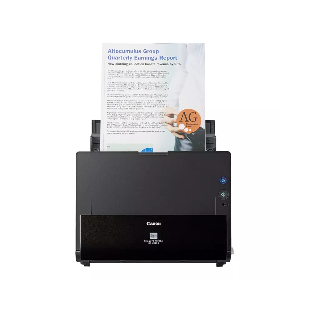 SCANNER DE BUREAU CANON DR-C225 II A4 / NOIR