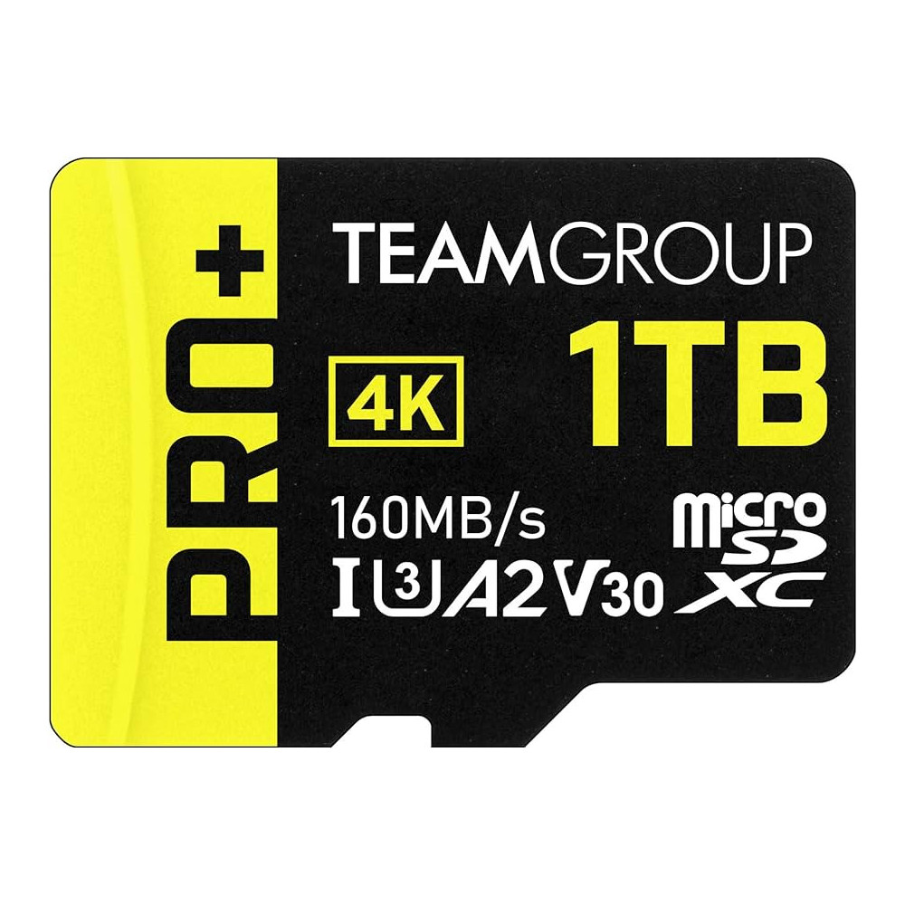 Carte mémoire TEAMGROUP A2 Pro Plus Card 1T Micro SDXC UHS-I U3 A2