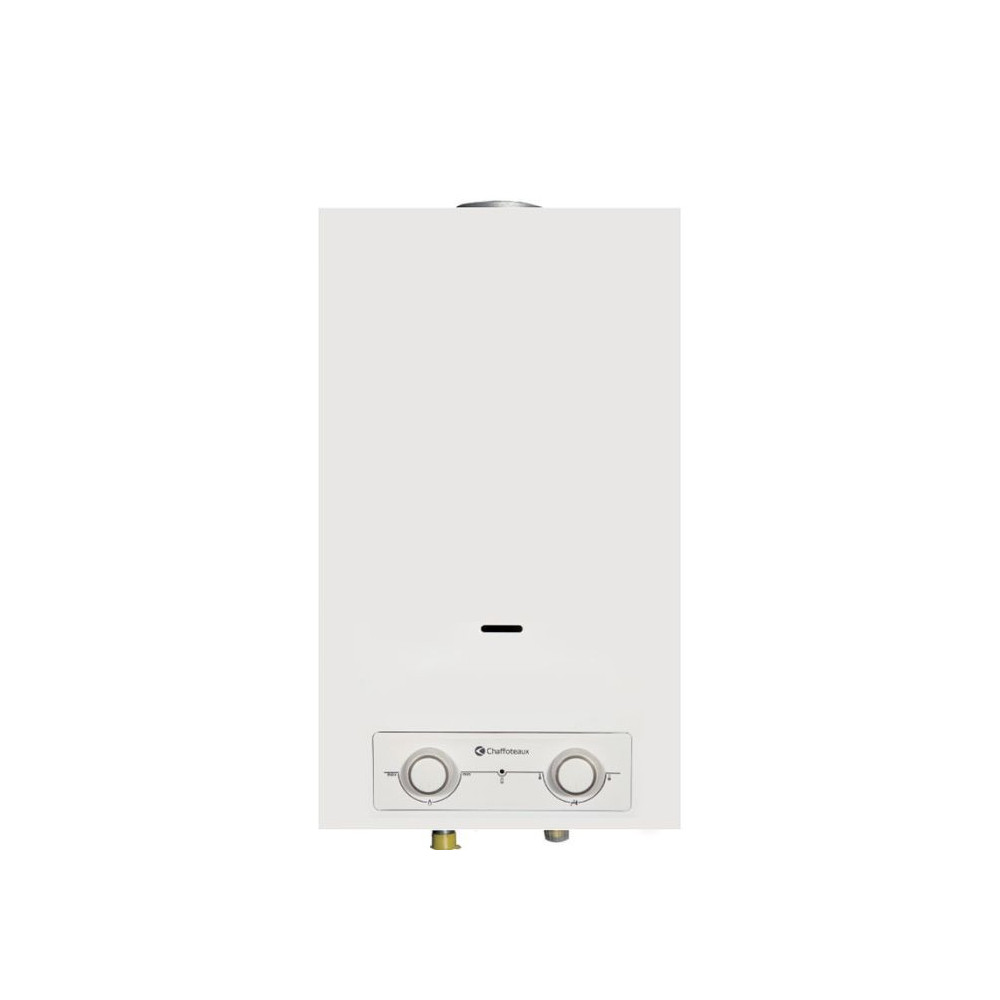 CHAUFFE BAIN CHAFFOTEAUX 14 LITRES / GAZ BOUTEILLE / BLANC