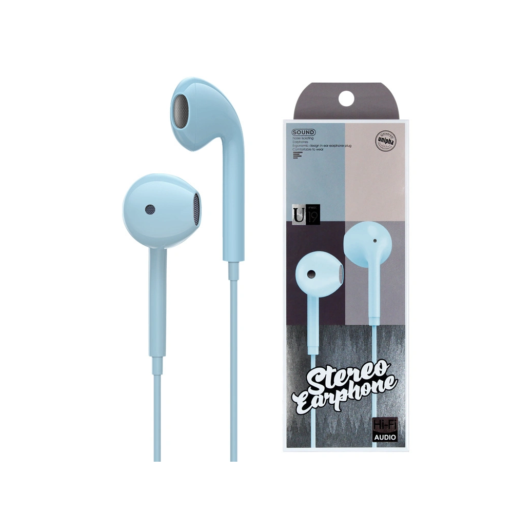 Écouteurs filaire avec Micro Y-U19 / Blue