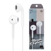 Écouteurs filaire avec Micro U19 / Blanc