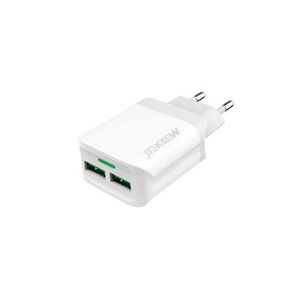 CHARGEUR SECTEUR MODEMCAT /  2.4A  + AVEC CÂBLE USB MICRO