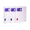 Classeur PVC SEMI RIGIDE SINUS A4  / BLANC