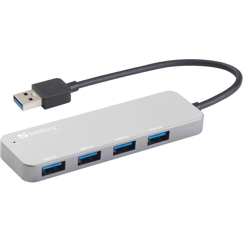 HUB USB SANDBERG USB 3.0 4 PORT / SILVER
