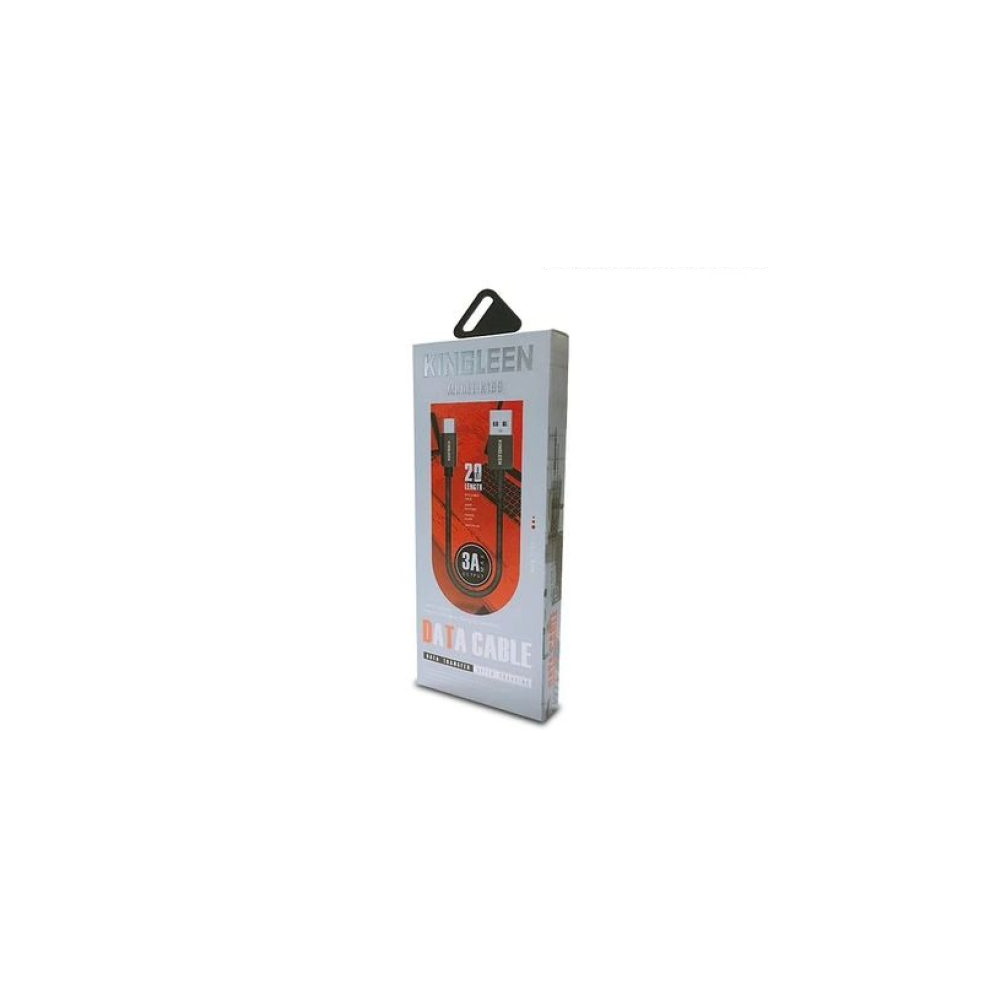 CÂBLE USB TYPE-A VERS USB TYPE-C KINGLEEN  / Noir