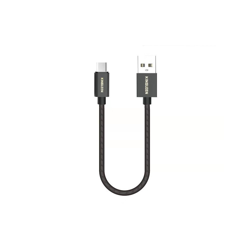CABLE CHARGEUR KINGLEEN K179 USB VERS MICRO USB / 20 cm / NOIR