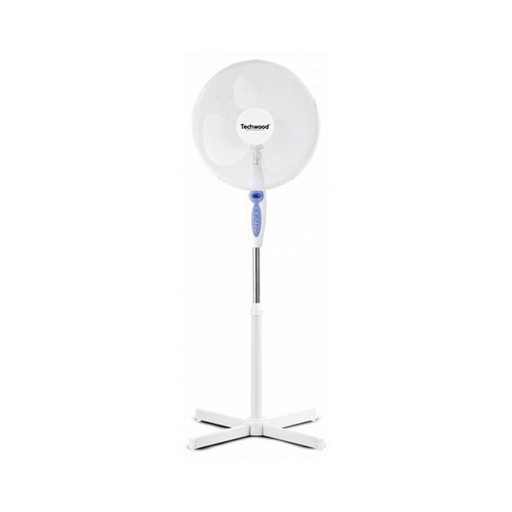 VENTILATEUR SUR PIED TECHWOOD TVE-473T / BLANC
