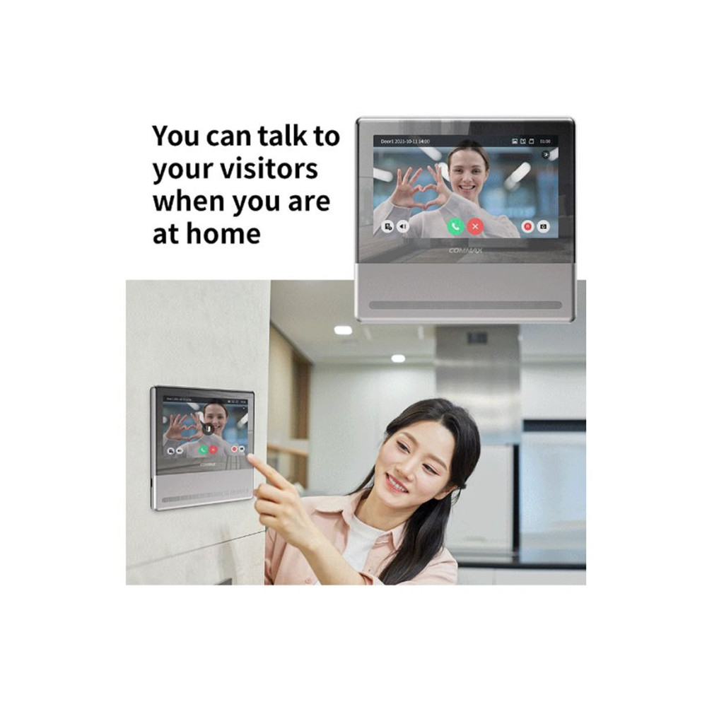 KIT VIDÉOPHONE COMMAX CDV-70QT + DOOR CAMÉRA DRC- 40QH