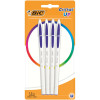 PACK DE 4 STYLOS BIC À BILLE CRISTAL UP - BLEU (94688)