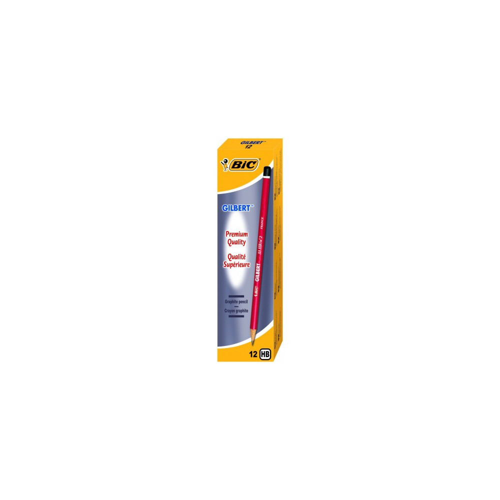 BOITE DE 12 CRAYONS GILBERT BIC