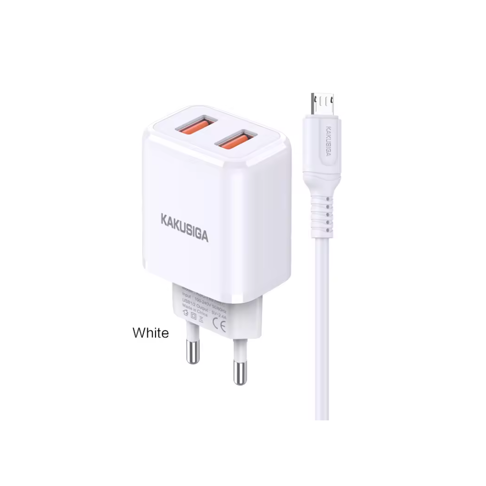 CHARGEUR MICRO-USB  DUAL PORT SMART