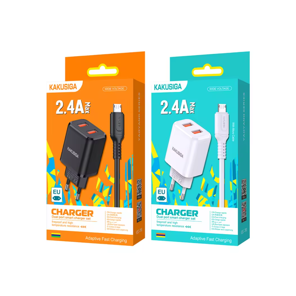CHARGEUR MICRO-USB  DUAL PORT SMART