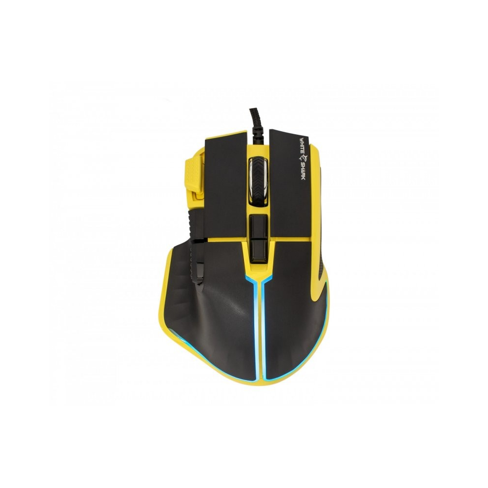 Souris Gaming White Shark Marrok / Jaune