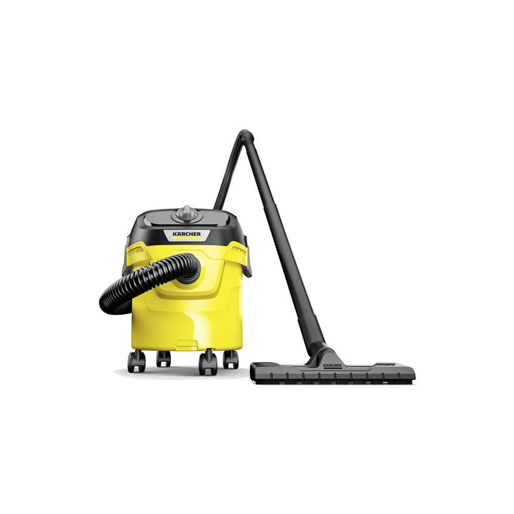 ASPIRATEUR EAU&POUSSIÈRE KÄRCHER KWD1 1000W - NOIR & JAUNE