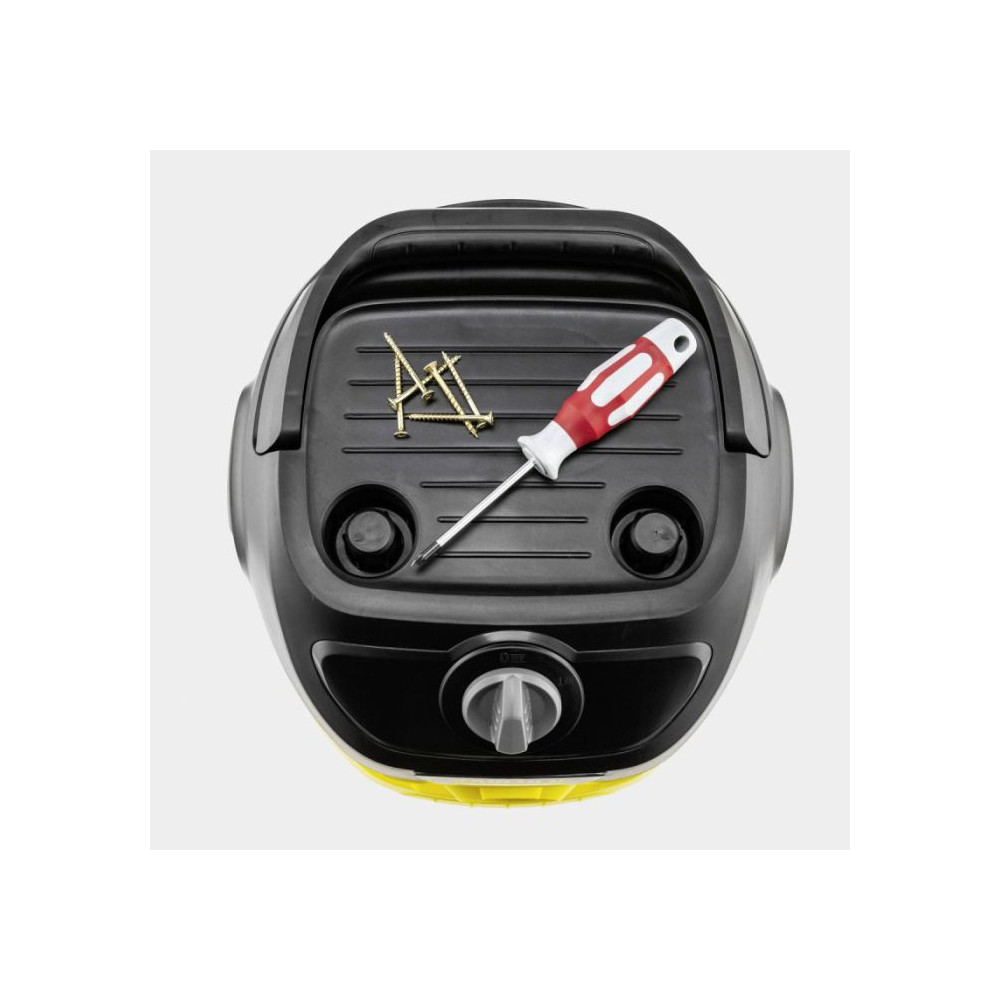 ASPIRATEUR EAU&POUSSIÈRE KÄRCHER KWD1 1000W - NOIR & JAUNE