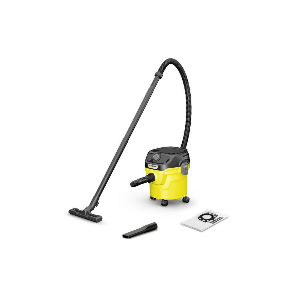 ASPIRATEUR EAU&POUSSIÈRE KÄRCHER KWD1 1000W - NOIR & JAUNE