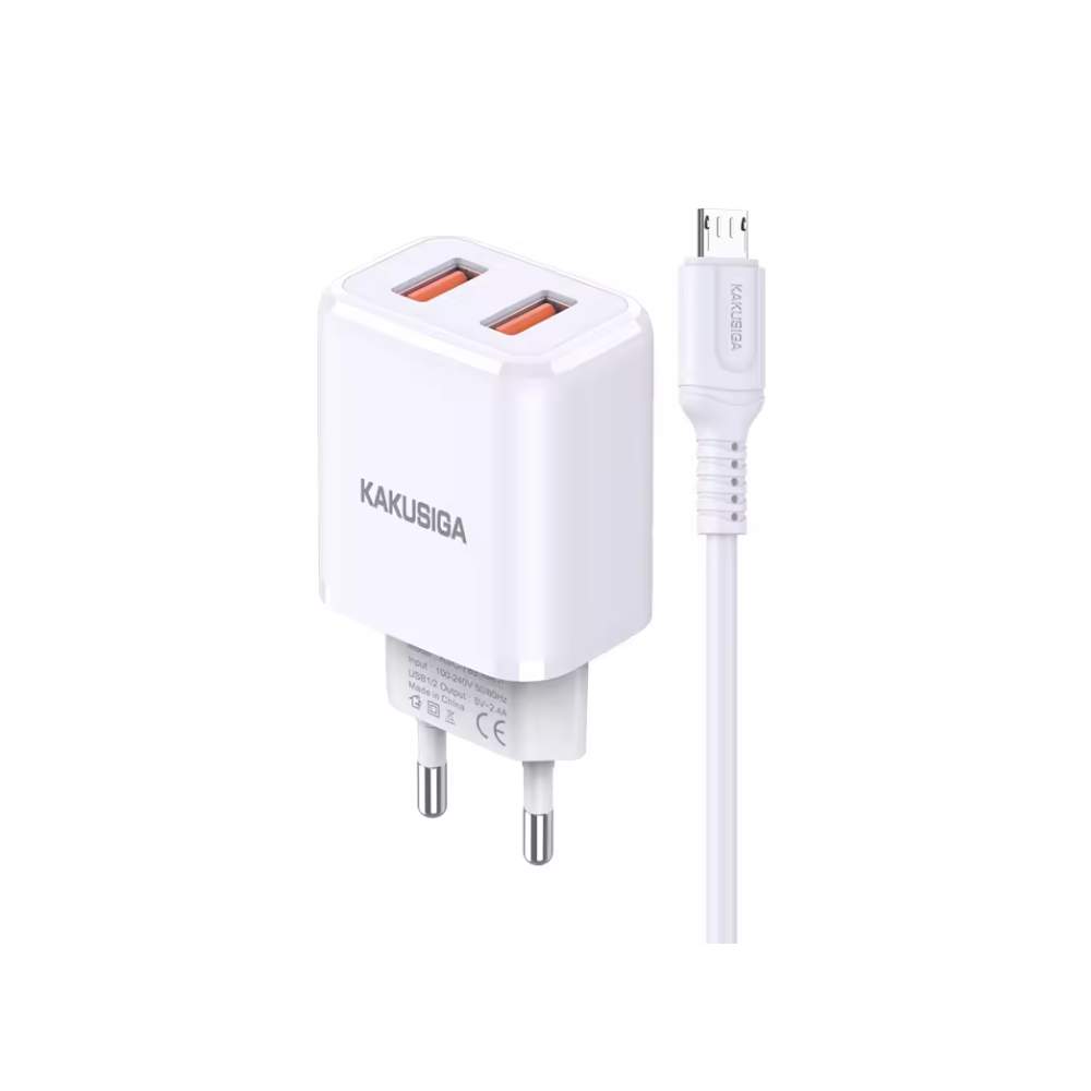 CHARGEUR MICRO-USB DUAL PORT SMART