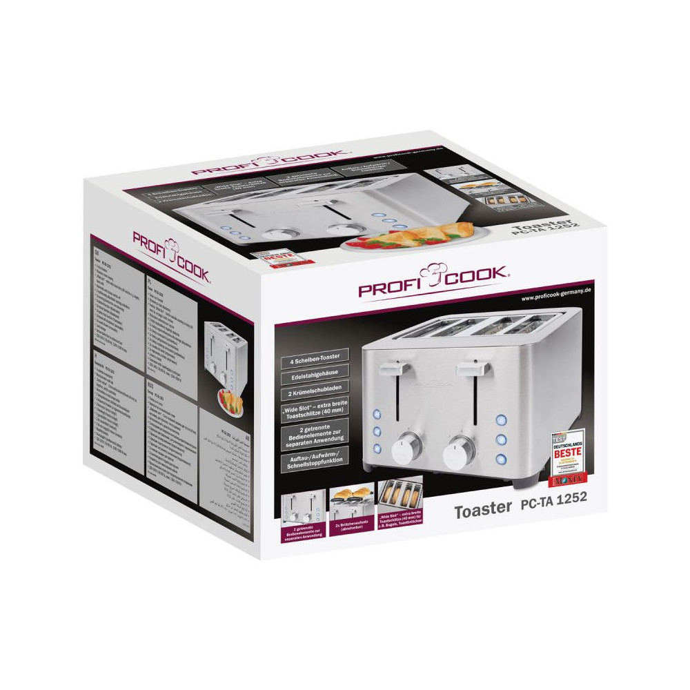 Grill pain Proficook PC-TA1252 /  Inox
