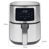 AirFryer PROFICOOK PC-FR1239H / 5.5L / NOIR & SILVER