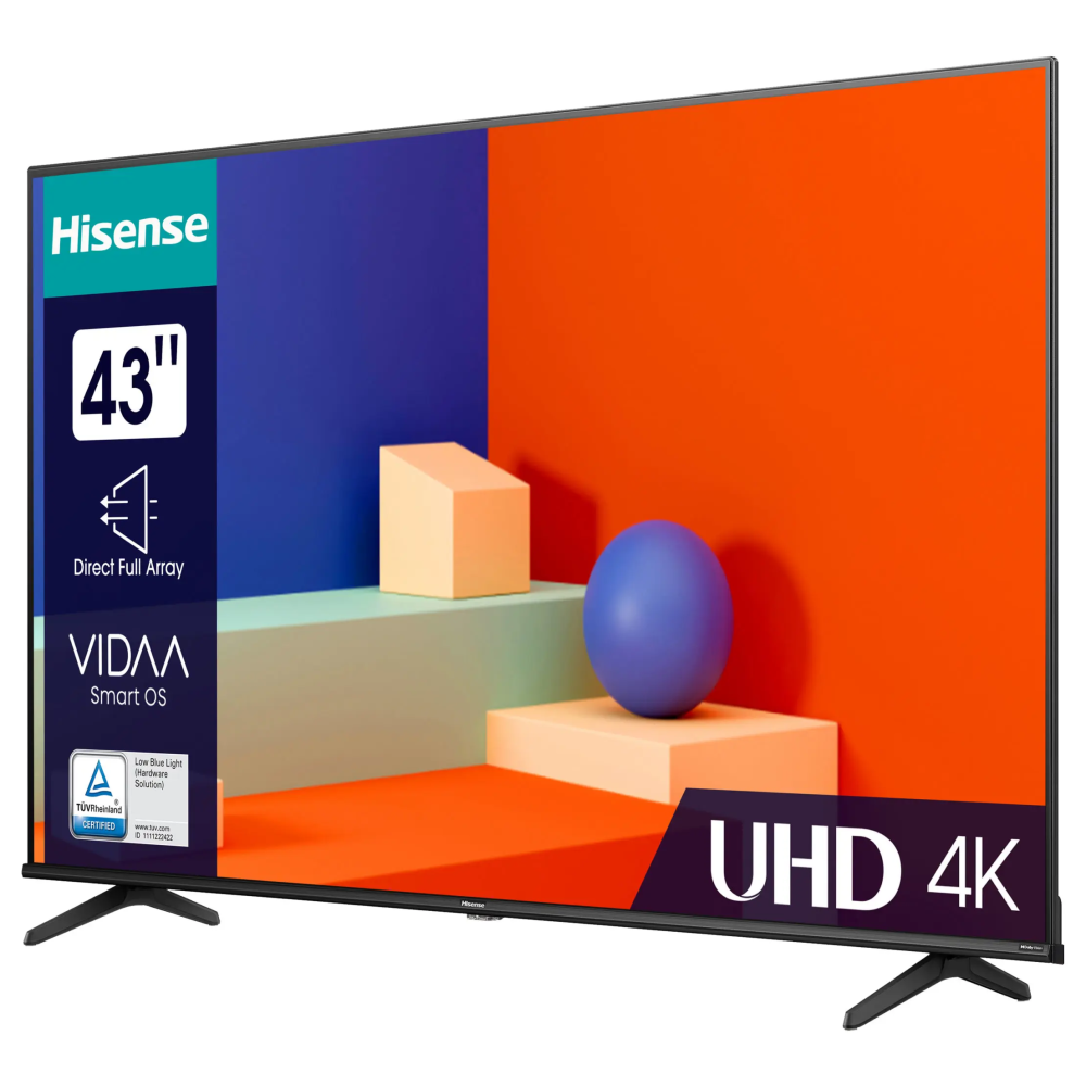 TV Hisense A6K VIDAA U6 43" SMART 4K ULTRA HD