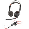 MICRO CASQUE FILAIRE HP POLY BLACKWIRE 5520 /  NOIR