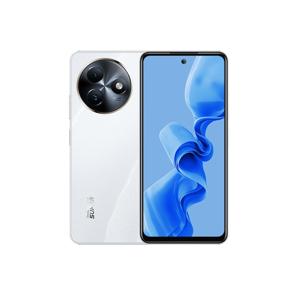 Smartphone Itel S24 / 8 Go /256 GO / Blanc