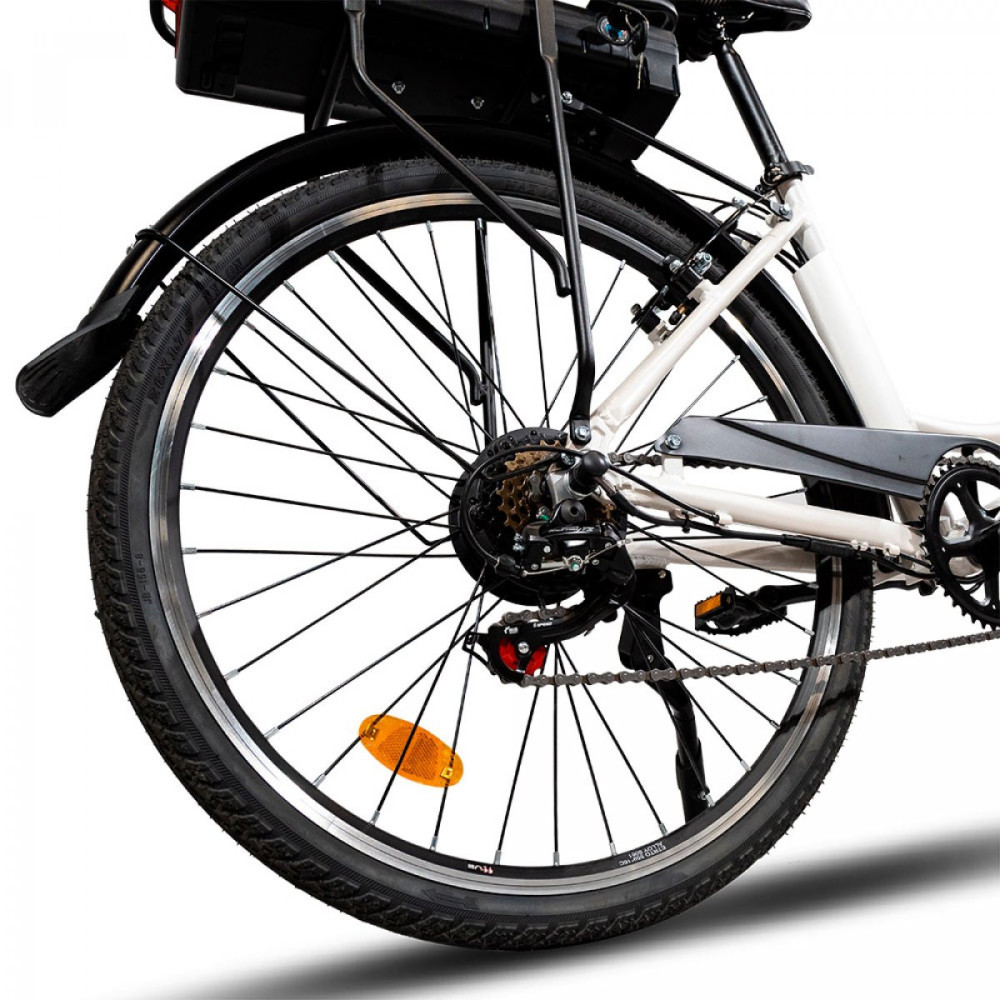 Vélo EMG JAMMY CITYBIKE 26-10AH CY2601 / Blanc
