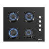 PLAQUE DE CUISSON ENCASTRABLE BIOLUX M6052VN 4 FEUX / 60CM / NOIR