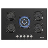 PLAQUE DE CUISSON ENCASTRABLE BIOLUX M7552VN / 5 FEUX / NOIR