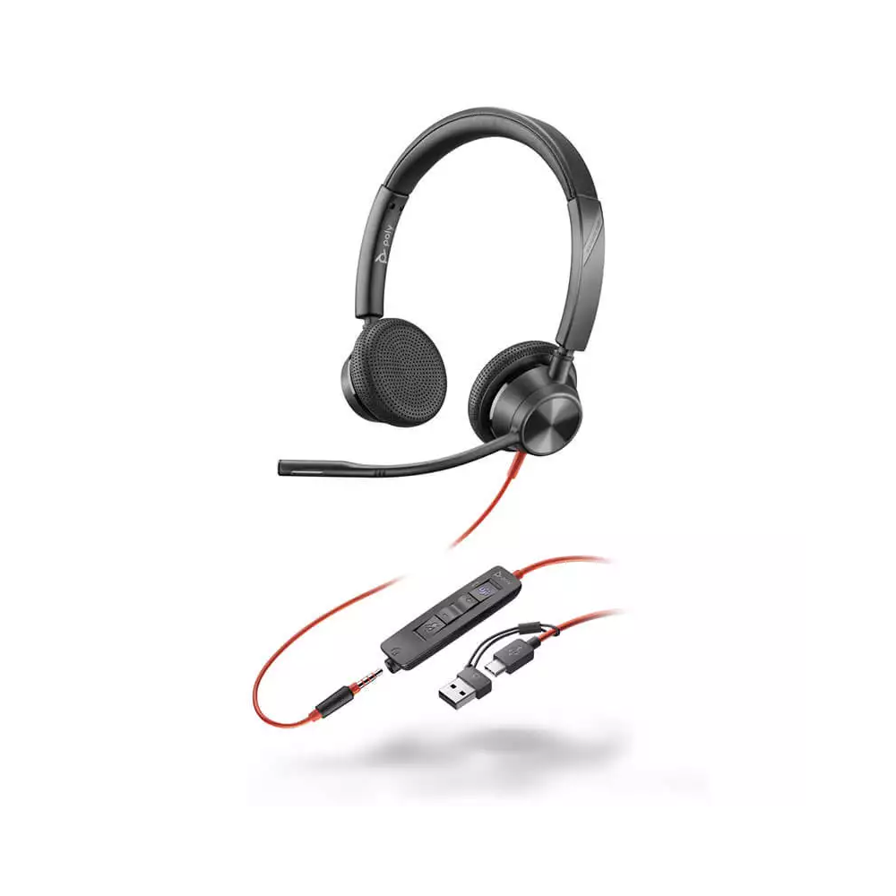 Micro-Casque HP Poly Blackwire 3325 (8X222AA)