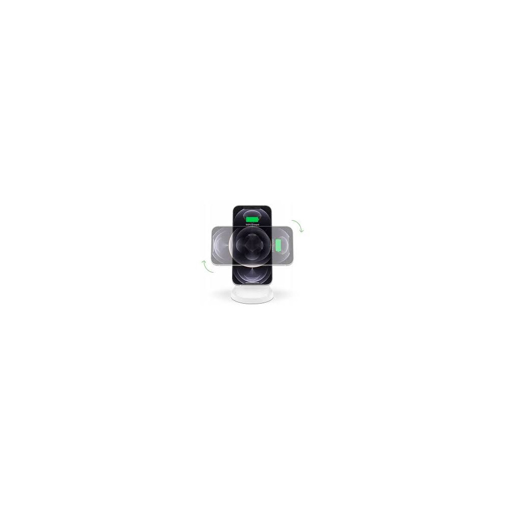 Support De Chargement Sans FIL WIB003VFWH + Adaptateur Secteur 7.5 W / Blanc