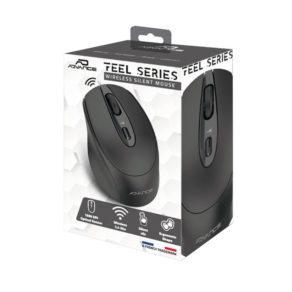 Souris sans fil Advance Feel / Noir
