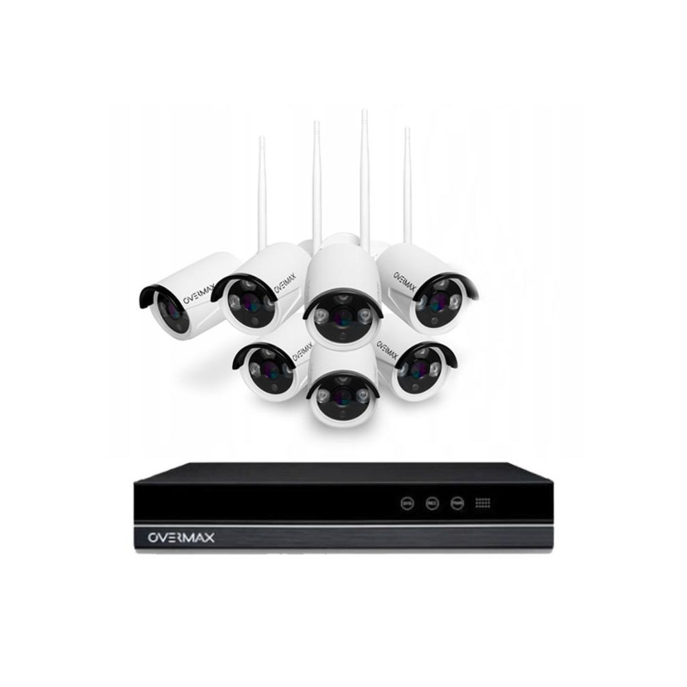 KIT DE SURVEILLANCE OVERMAX CAMSPOT NVR 4.0 + 3SINGLE NVR + 7 CAMÉRAS