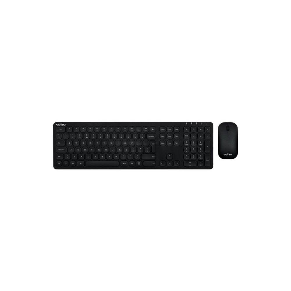 ENSEMBLE CLAVIER ET SOURIS SANS FIL VEHO VHK-001-WZ1 / NOIR
