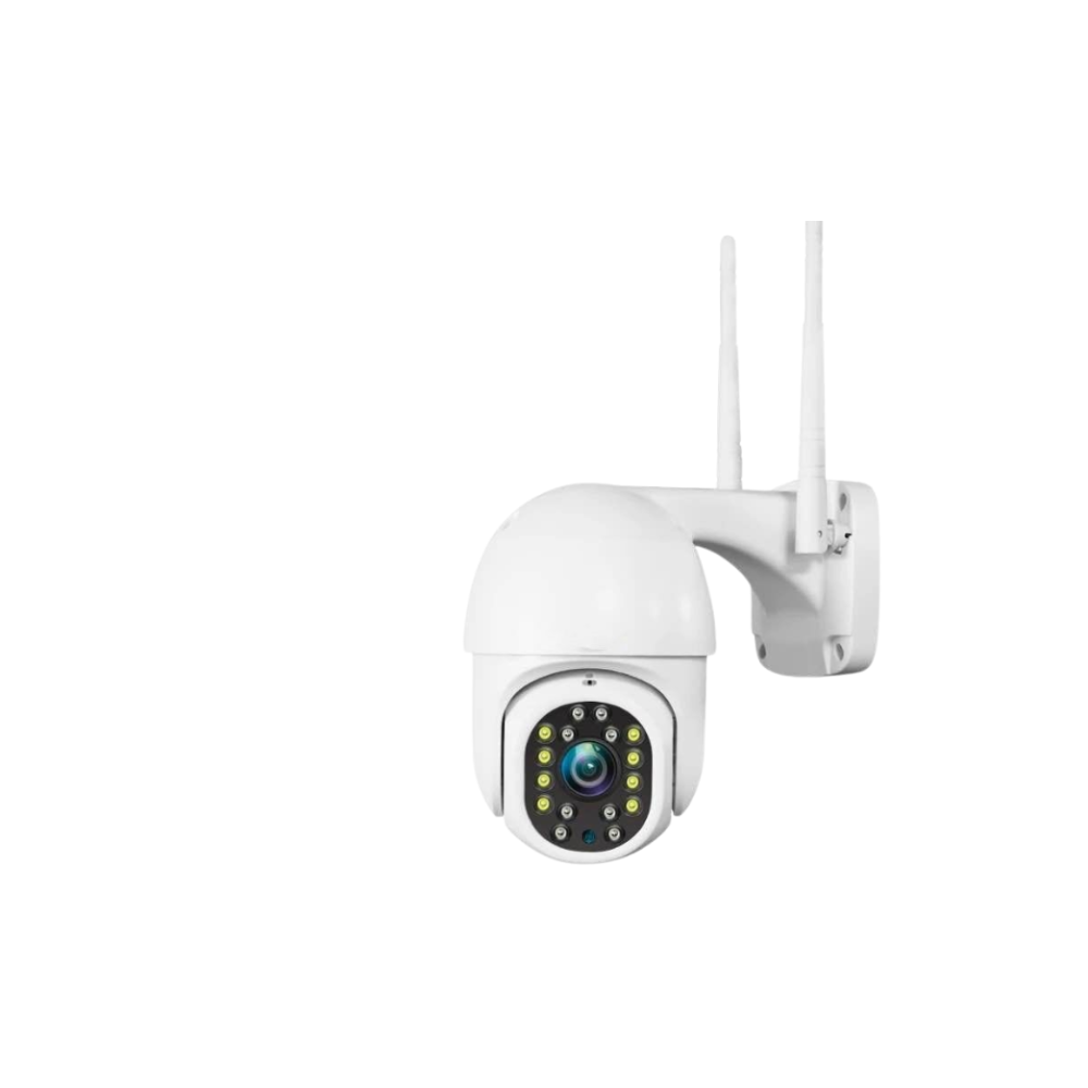 Caméra de Surveillance Externe Street Light Wifi / Blanc