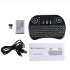 Mini Clavier Bluetooth avec Touchpad Rétroéclairé / Noir