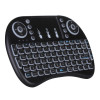 Mini Clavier Bluetooth avec Touchpad Rétroéclairé / Noir
