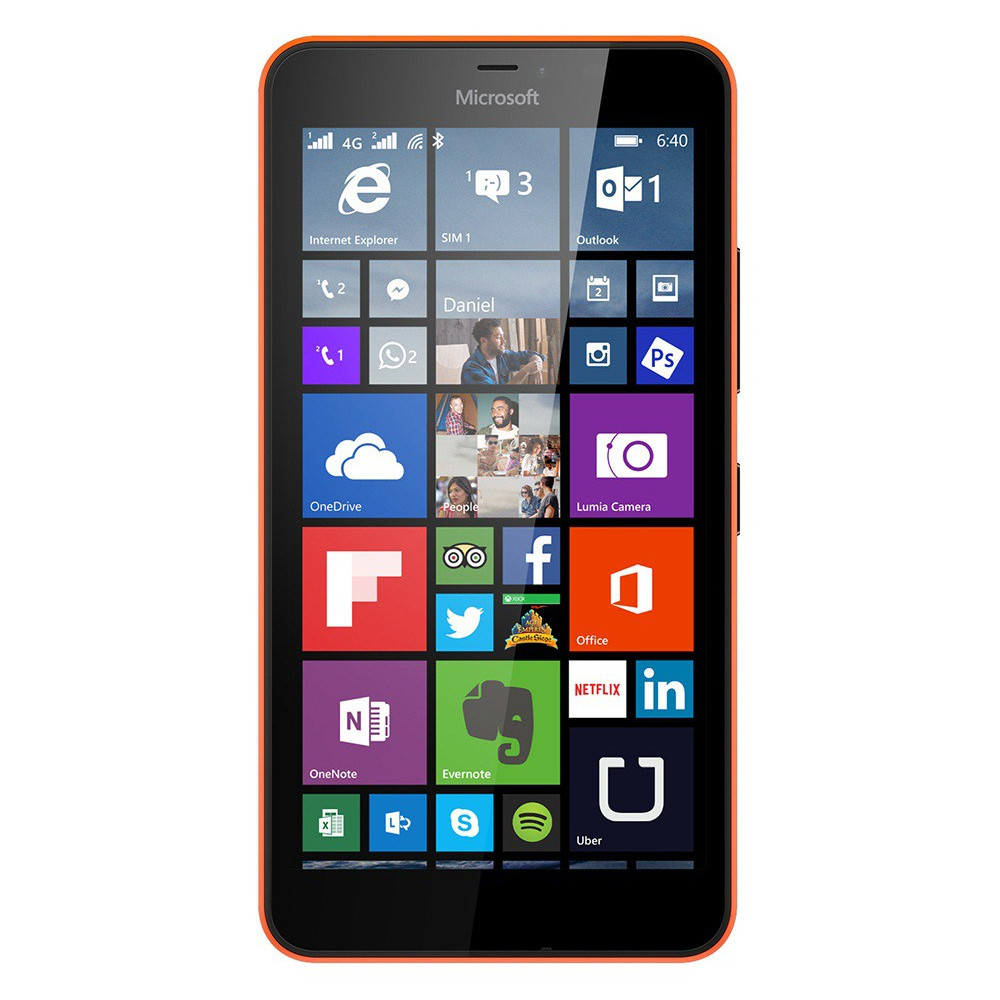 Téléphone Portable Microsoft Lumia 640 XL / Double SIM / Orange