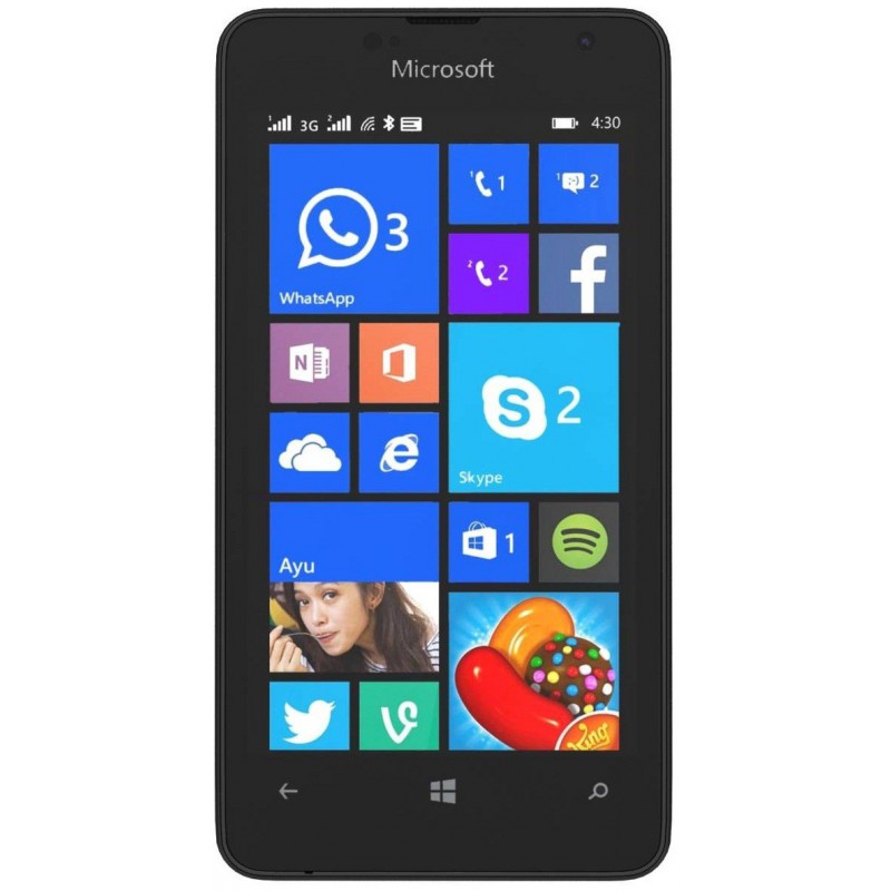 Téléphone Portable Microsoft Lumia 430 / Double SIM / Noir + Puce DATA Ooredoo avec 1 mois (1 Go) d'internet?