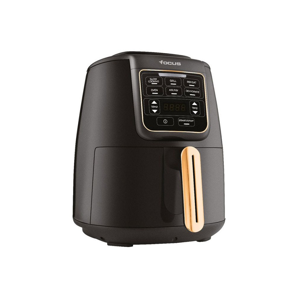 FRITEUSE SANS HUILE FOCUS FM-3601C / 4L / NOIR & GOLD