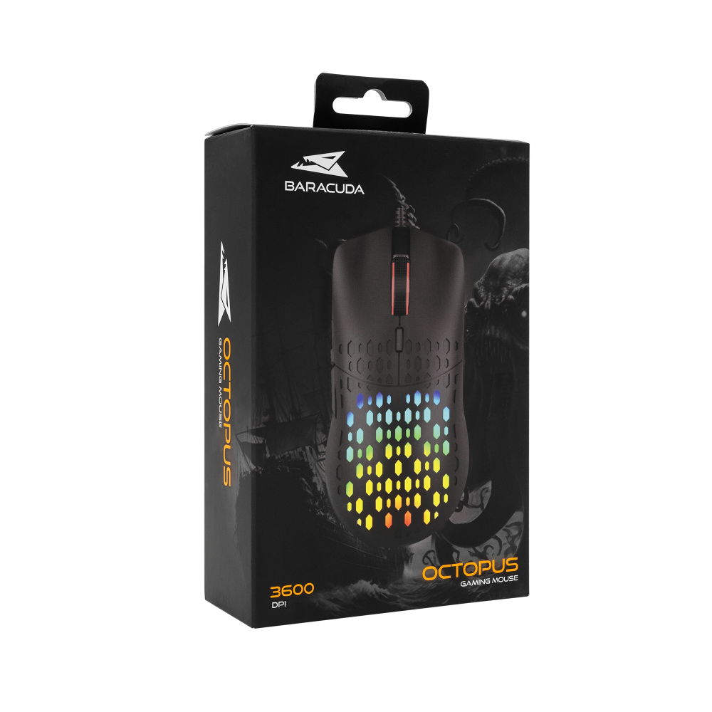 Souris Gaming Baracuda BGM-021 OCTOPUS / Noir