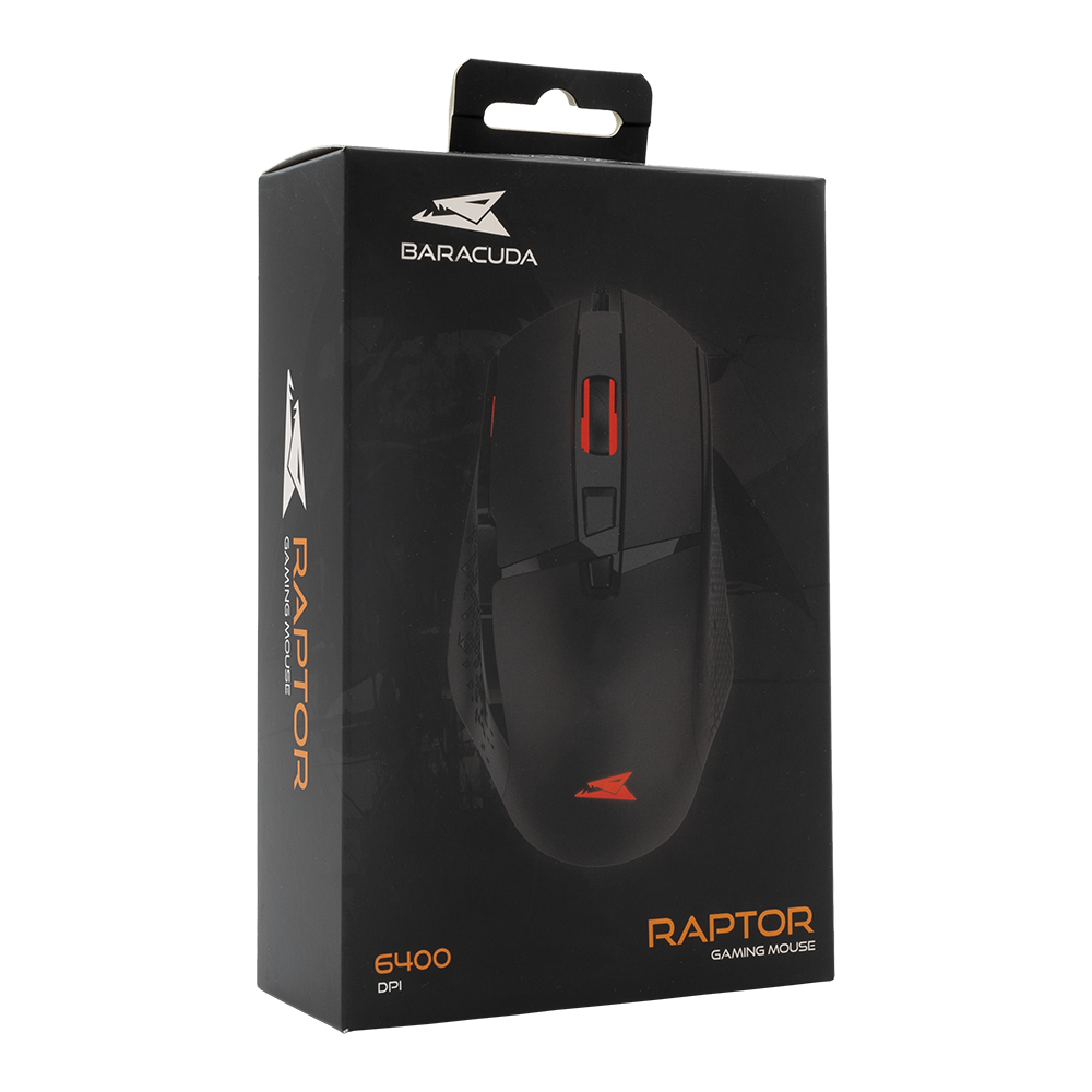 Souris Gaming Baracuda BGM-051 RAPTOR / Noir