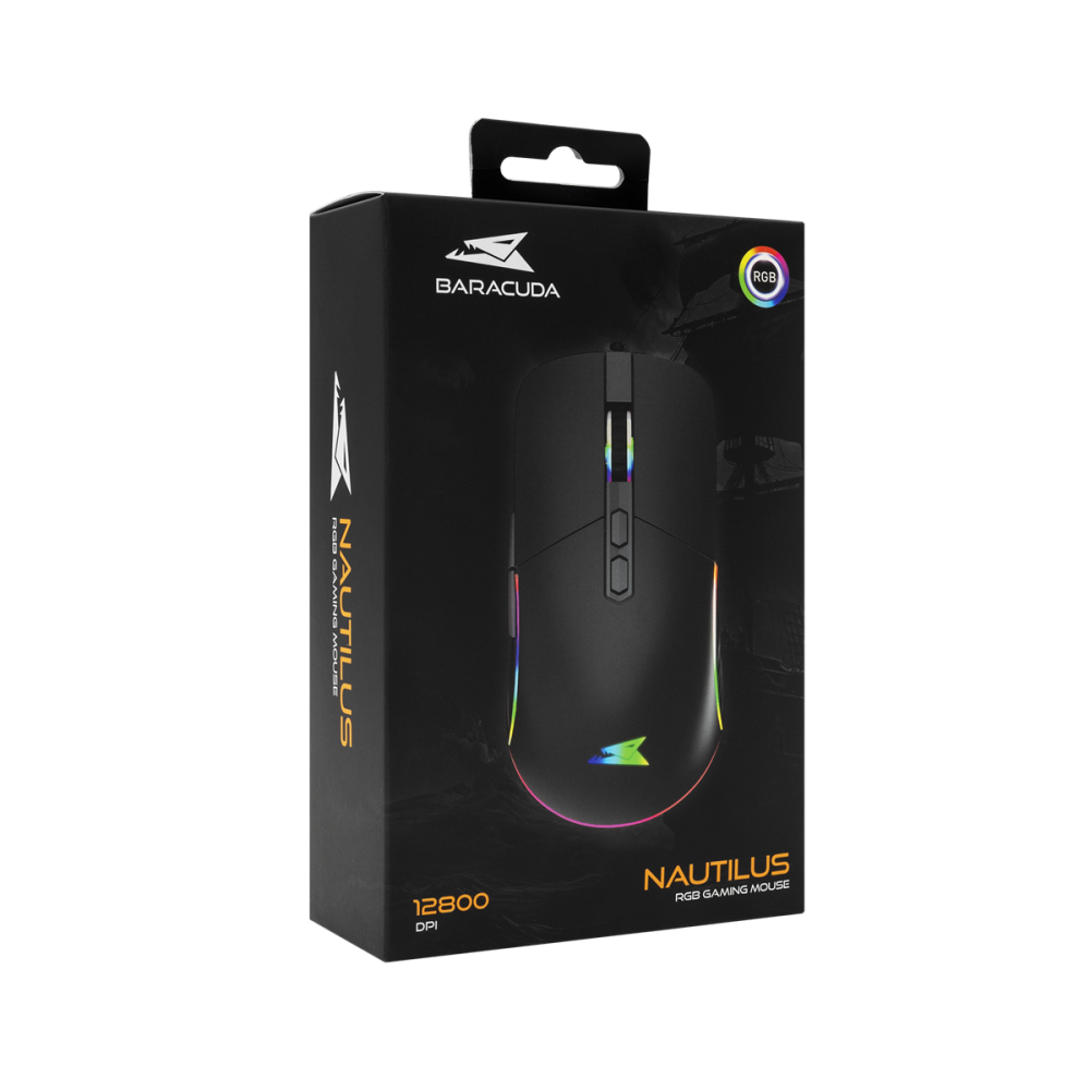 Souris Gaming Baracuda BGM-011 NAUTILUS / Noir