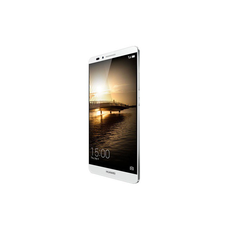 Téléphone Portable Huawei Ascend Mate 7 Argent / Double SIM + Puce DATA Ooredoo avec 1 mois (1 Go) d'internet