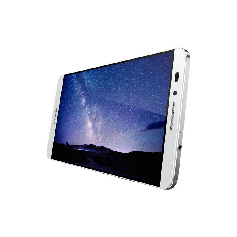 Téléphone Portable Huawei Ascend Mate 7 Argent / Double SIM + Puce DATA Ooredoo avec 1 mois (1 Go) d'internet